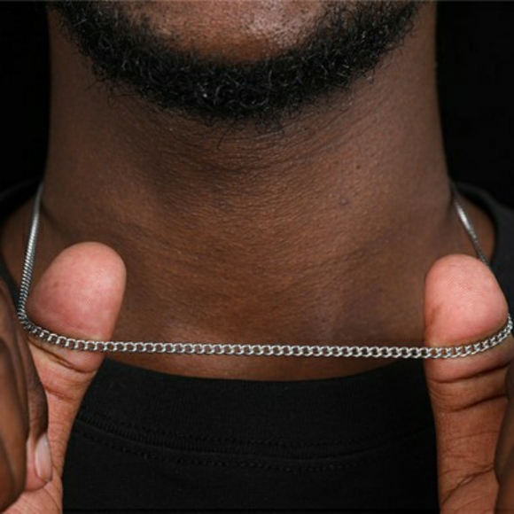 3mm 55cm Stainless Necklace - Picture 2 of 5